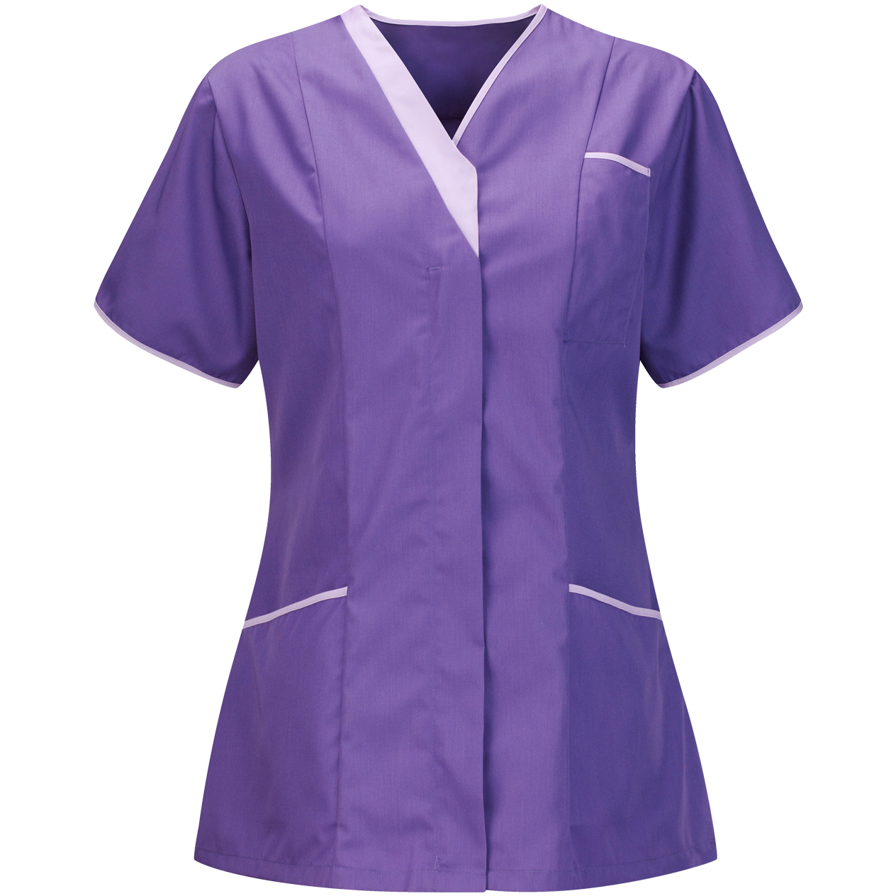 V-NECK TUNIC Purple & Lilac