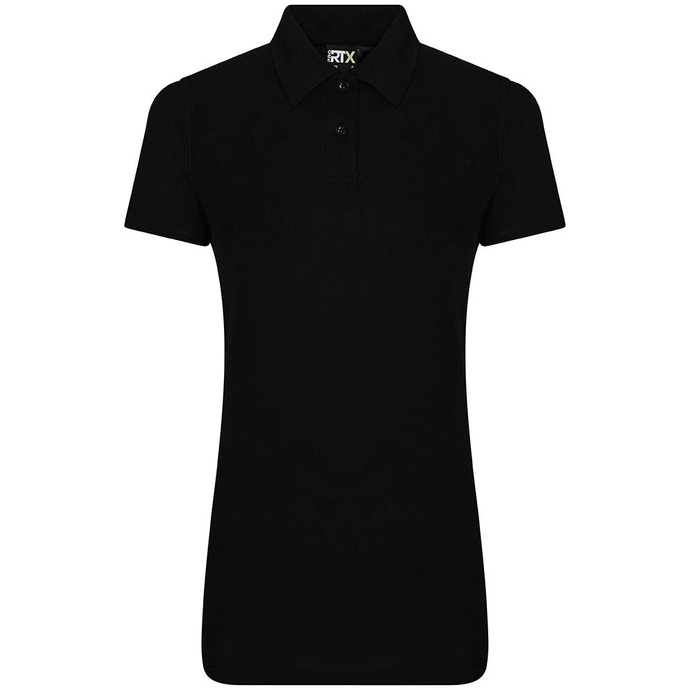 Pro RTX Ladies Pro Polyester Polo Shirt - Black