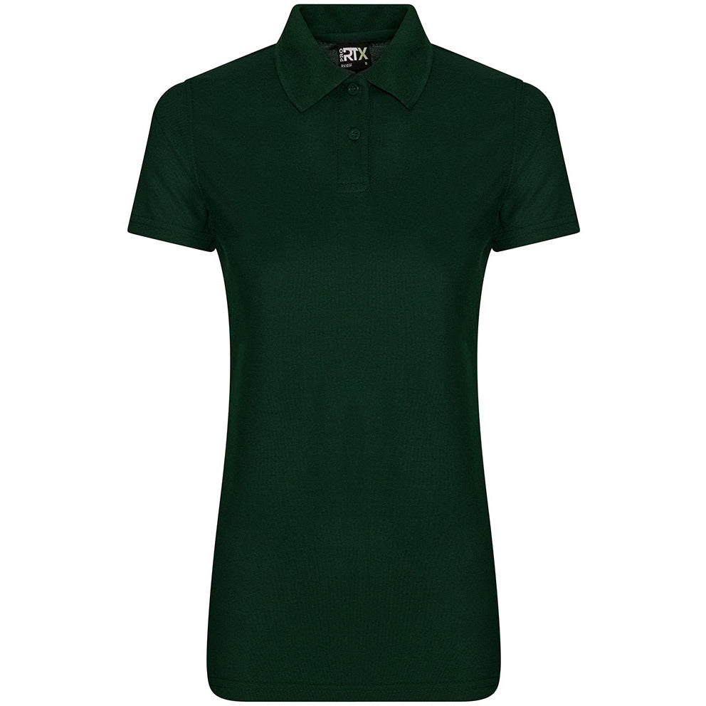 Pro RTX Ladies Pro Polyester Polo Shirt - Bottle Green