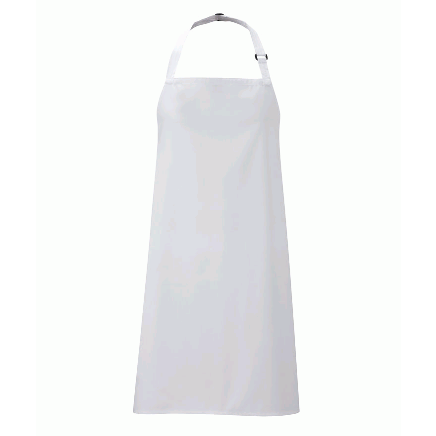 BIB APRON: UNISEX WHITE