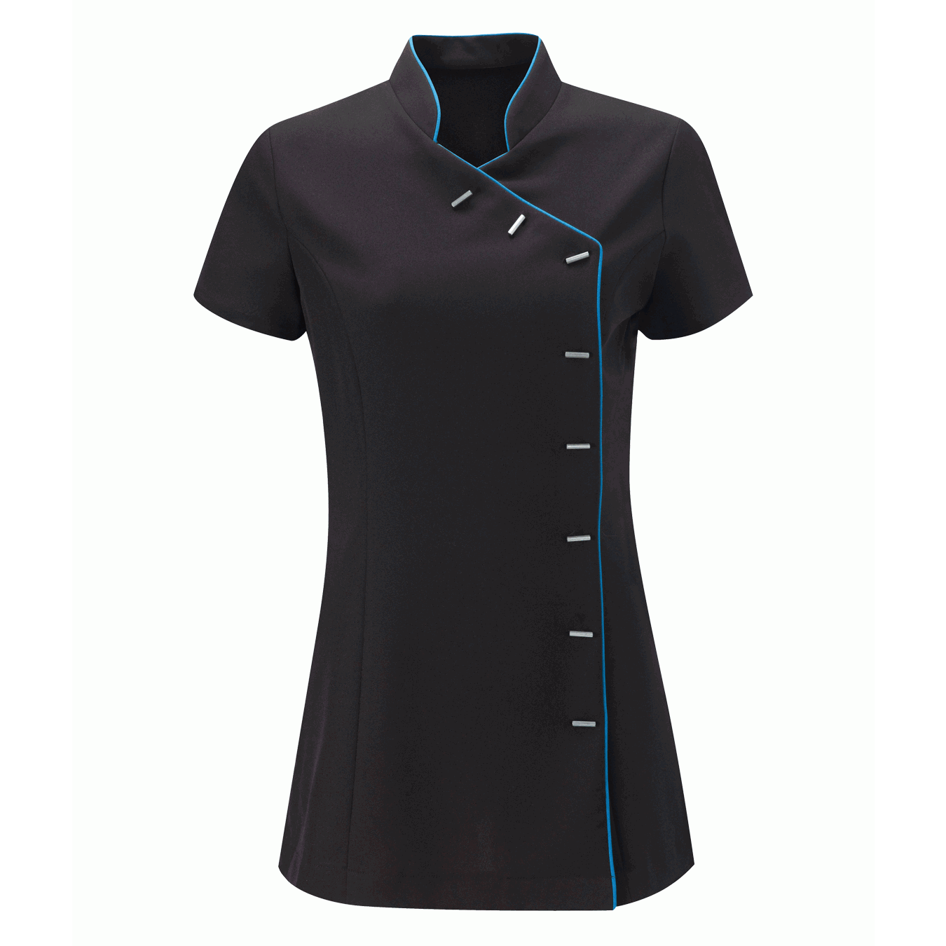 Beauty Tunic contrast Black & Teal