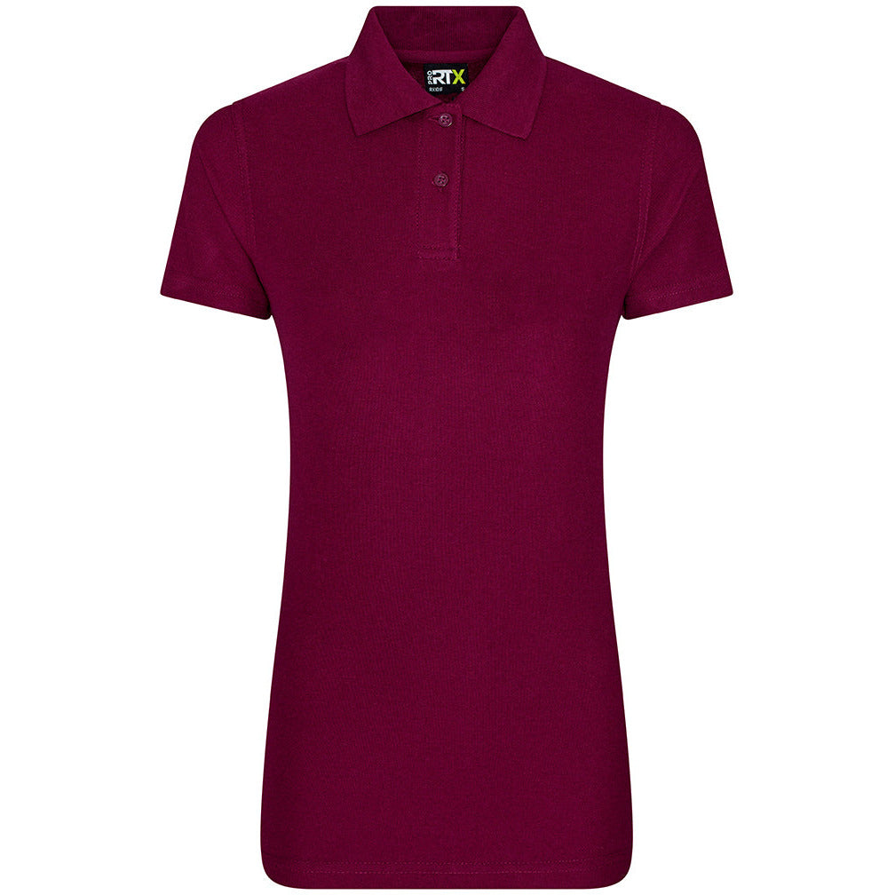 Pro RTX Ladies Pro Piqué Polo Shirt - Burgundy