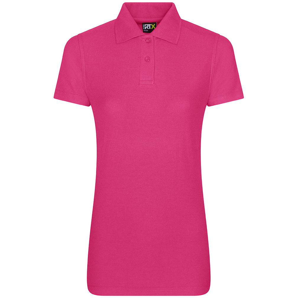 Pro RTX Ladies Pro Piqué Polo Shirt - Fuchsia 