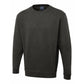 Two Tone Crew New Sweatshirt Grey & Black